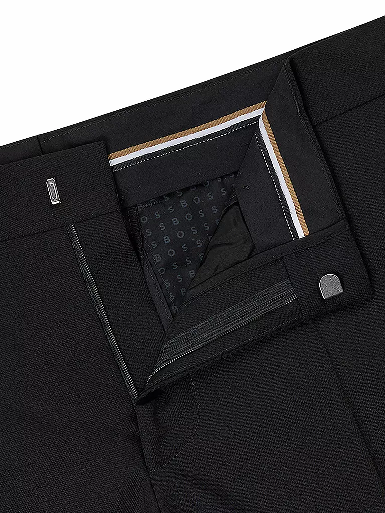 BOSS Anzughose Slim Fit GENUIUS schwarz