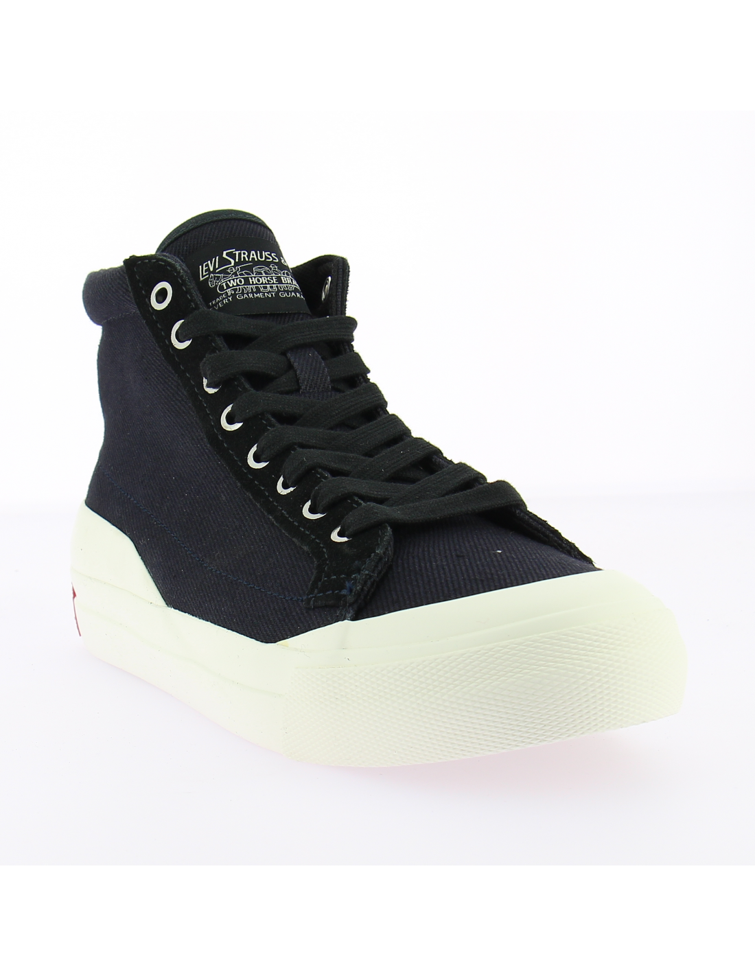 levi's baskets de ville montante homme ls1 high noir/blanc