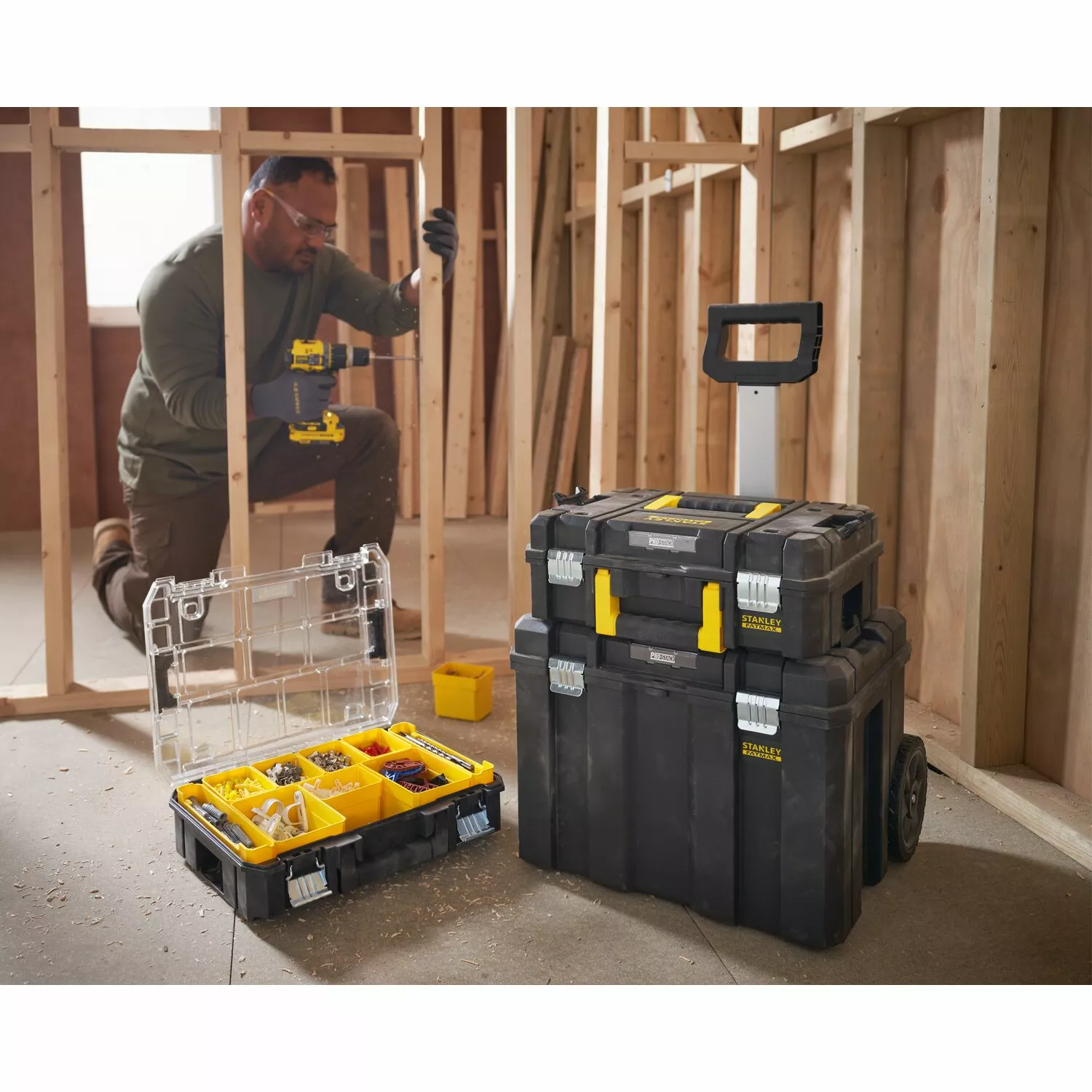 Stanley FMST1-80101 FATMAX PRO-STACK Opbergsysteem Bonuspack 3in1