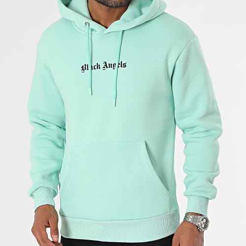 Sweat Capuche Bleu Turquoise