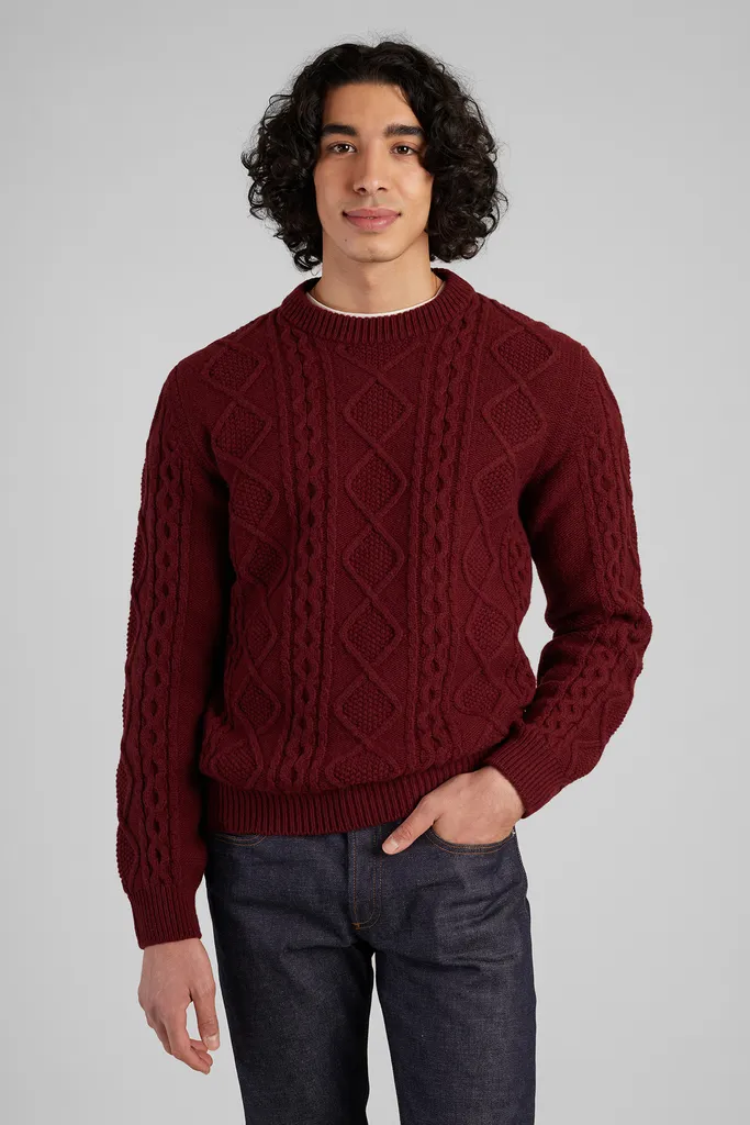 Pull torsadé en laine recyclée L'Exception Paris