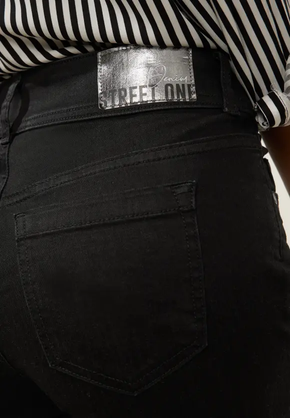Dunkle Slim Fit Jeans - black rinsed wash