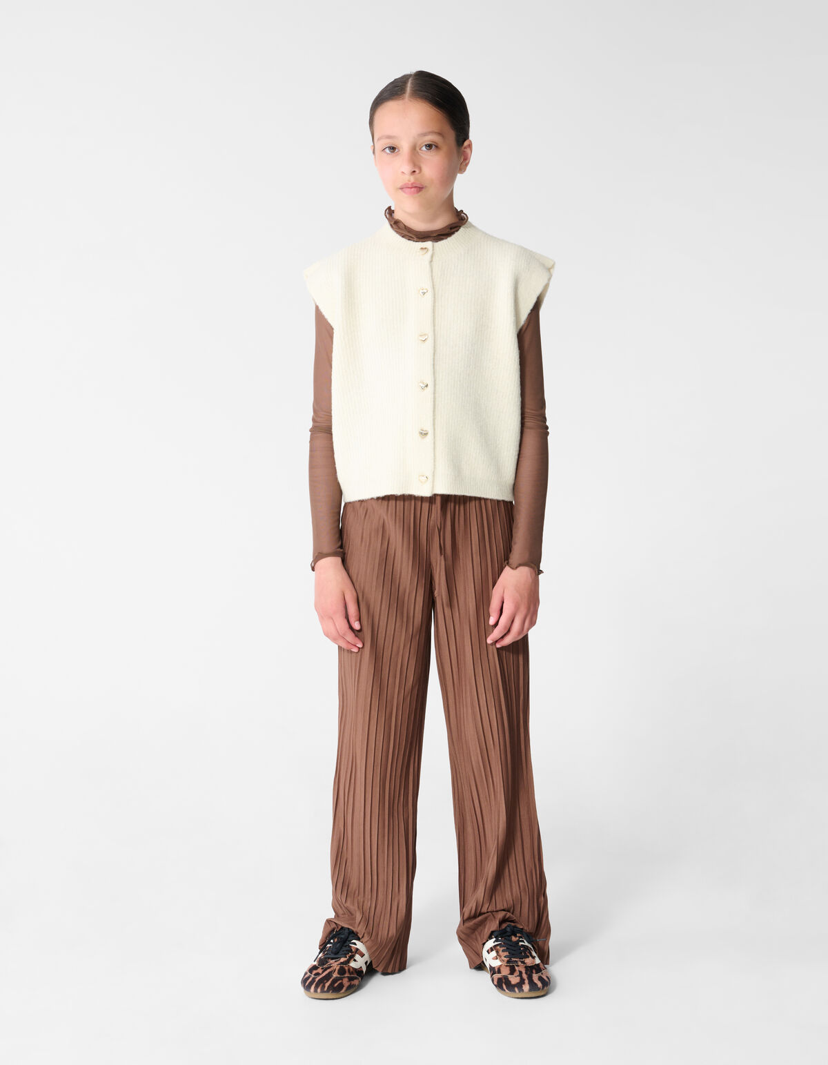 Mesh Top bruin