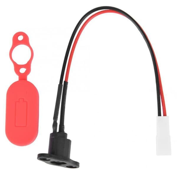 For Xiaomi M365/Pro ladeport+Beskyttelsesreservedel