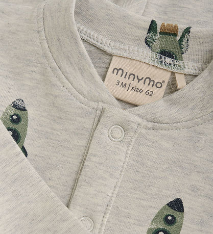 Minymo Strampler - Grey Melange