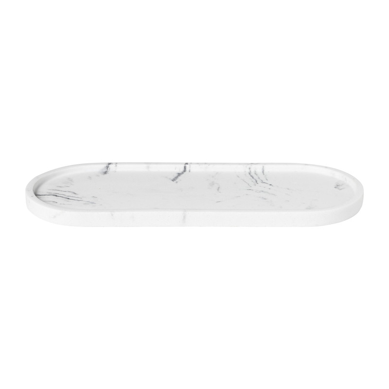 Badkamer plateau - marmer - 26x10 cm