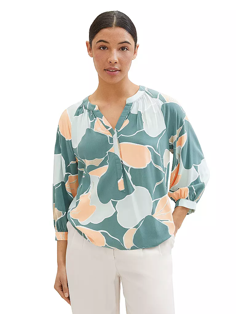 TOM TAILOR Bluse dunkelgrün