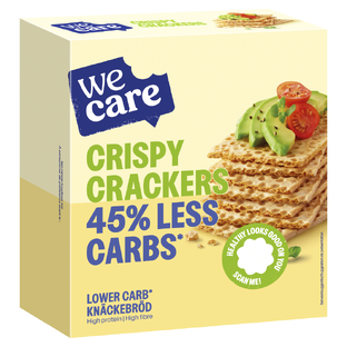WeCare Lower Carb Crispy Crackers 100GR