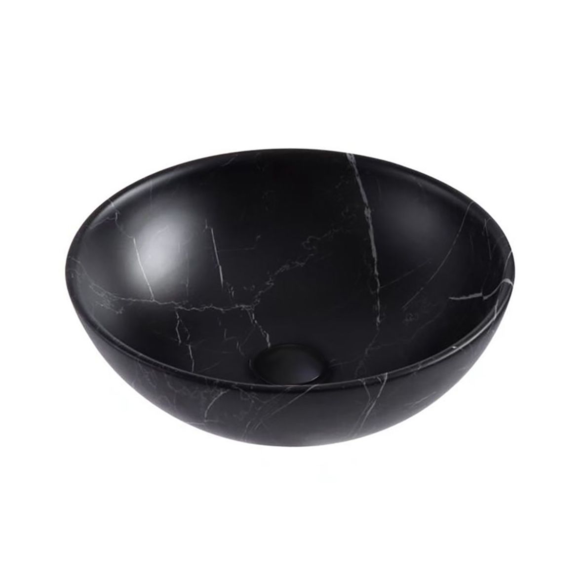Sanigoods Marmora waskom zwart marmer look