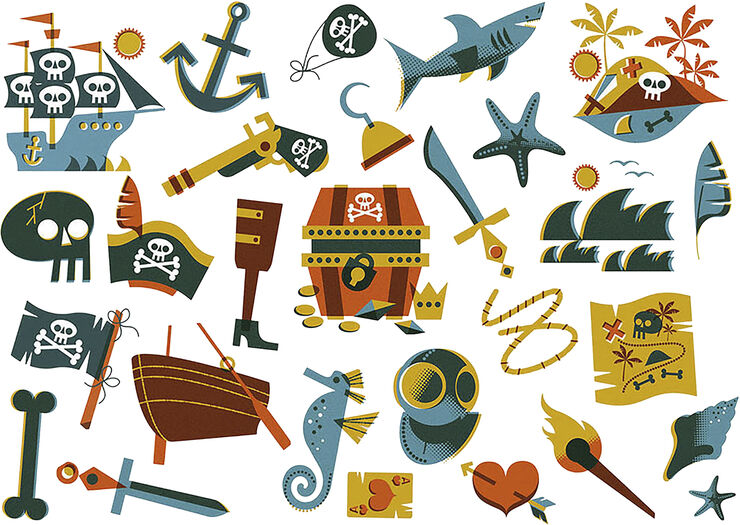 Auzou Auzou - Little Tattoos - Pirates