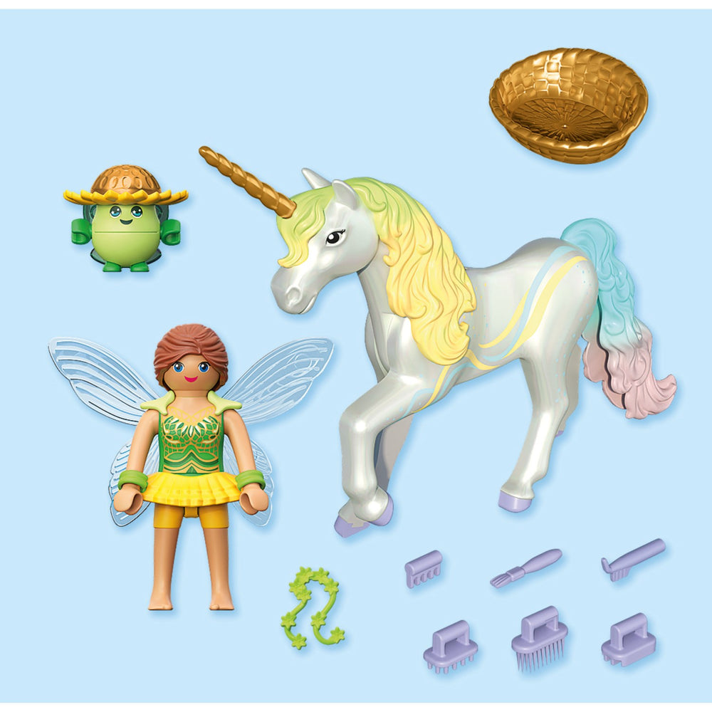 Køb Playmobil® Collectible Unicorn: Rainbow Flower With Fe