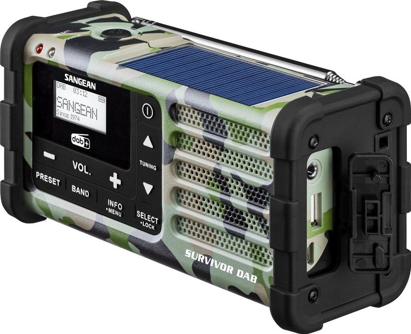 Sangean - SMMR88DAB-C - DAB/FM-Radio - Zwart - Compact