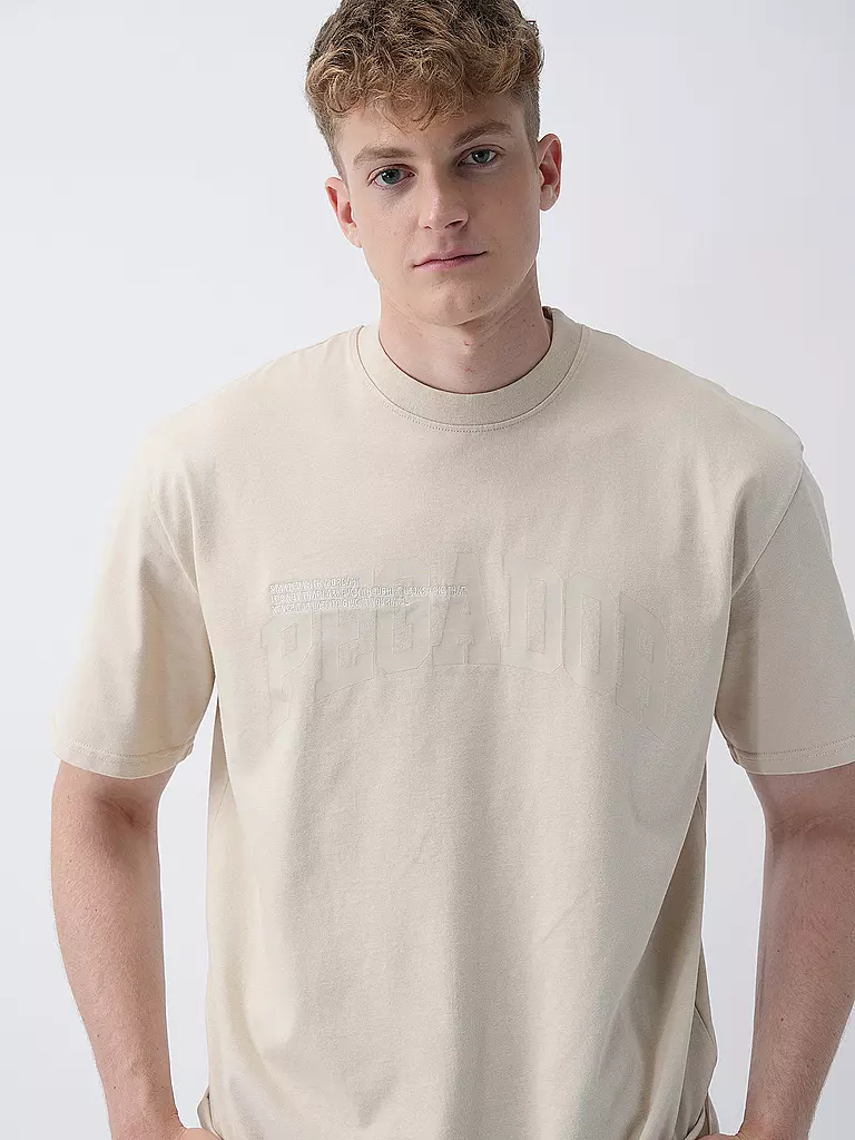 PEGADOR T-Shirt Oversized Fit GILFORD beige