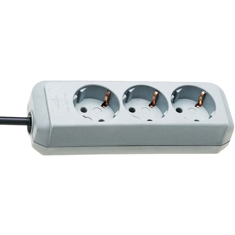 Brennenstuhl ECO-Line 1157450015 3-voudige stekkerdoos lichtgrijs 1.5m