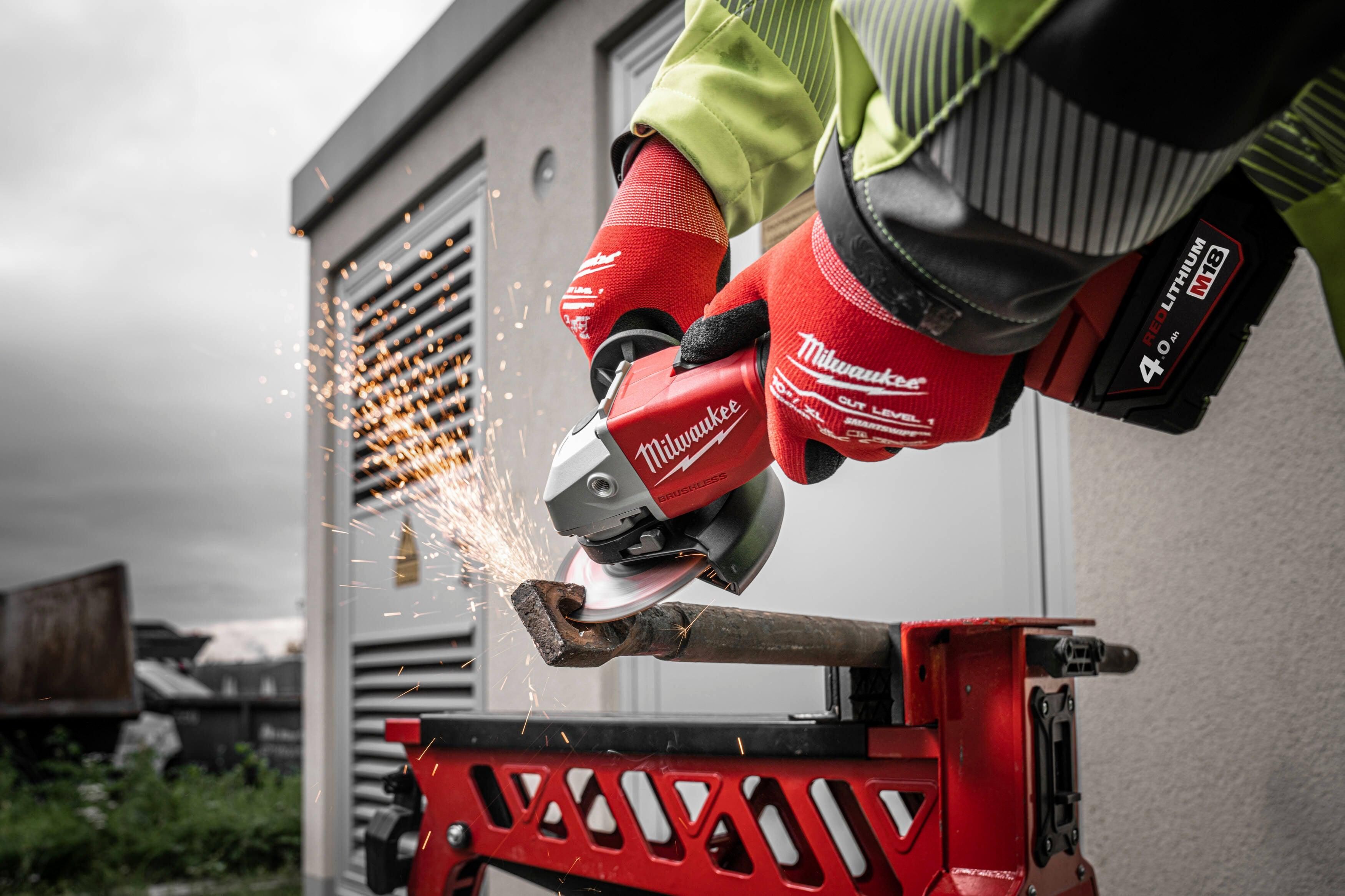 Milwaukee M18™ BLSAG125X-0 125mm Accu Haakse Slijper 18V Basic Body - 4933492643