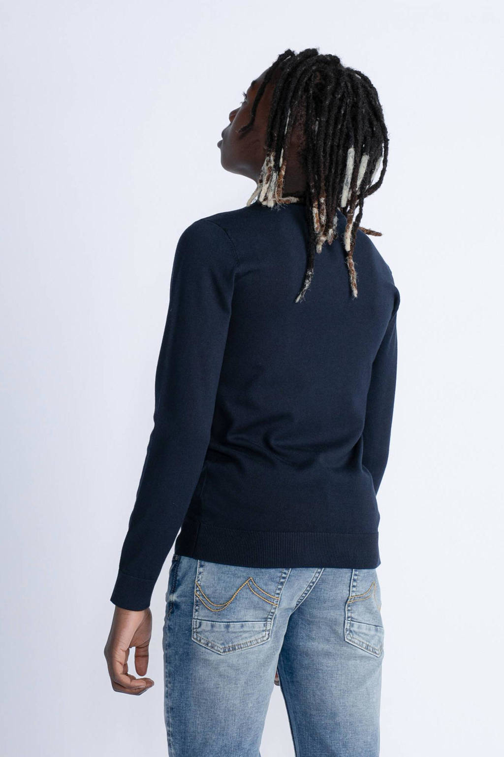 trui donkerblauw