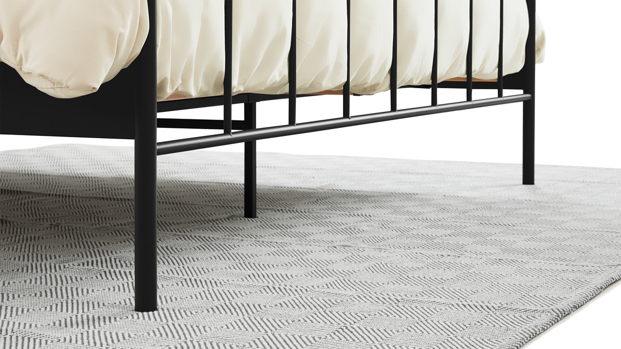 Bed Alex 2-persoons zwart