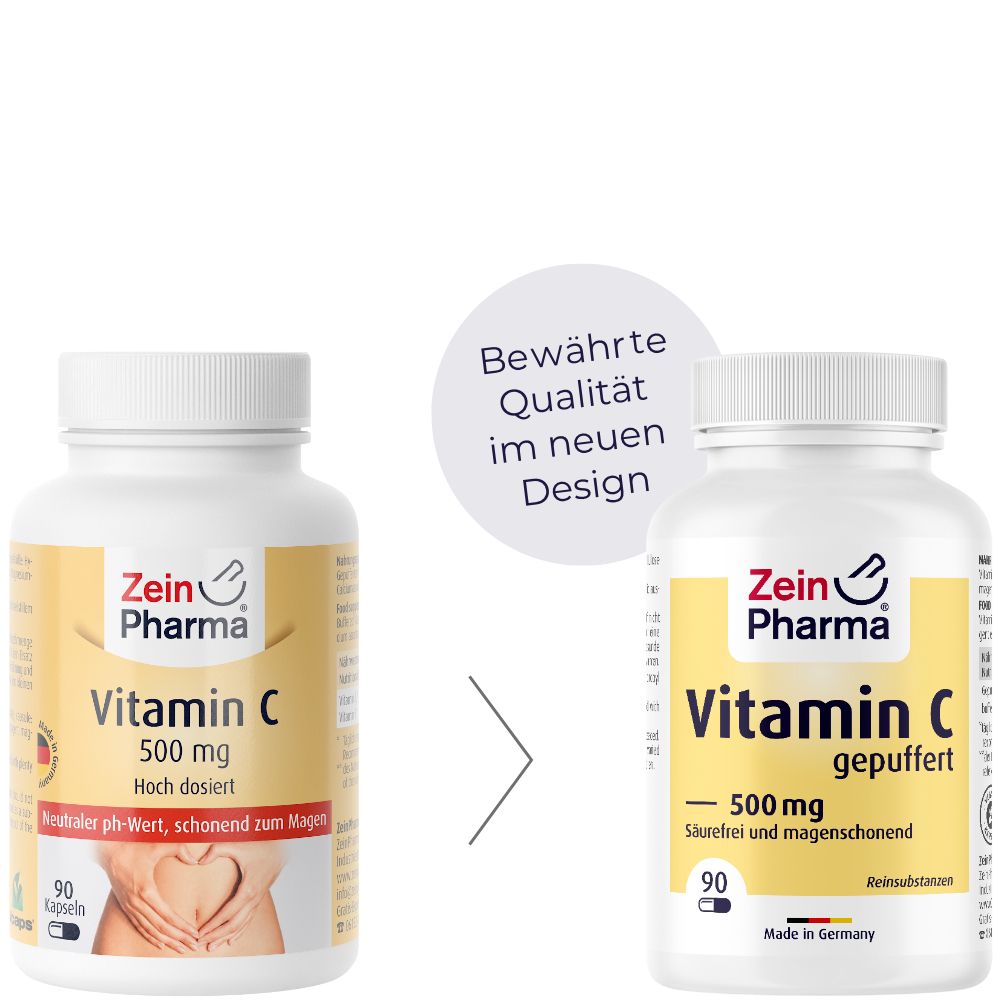 ZeinPharma® Vitamin C Kapseln 500 mg hochdosiert