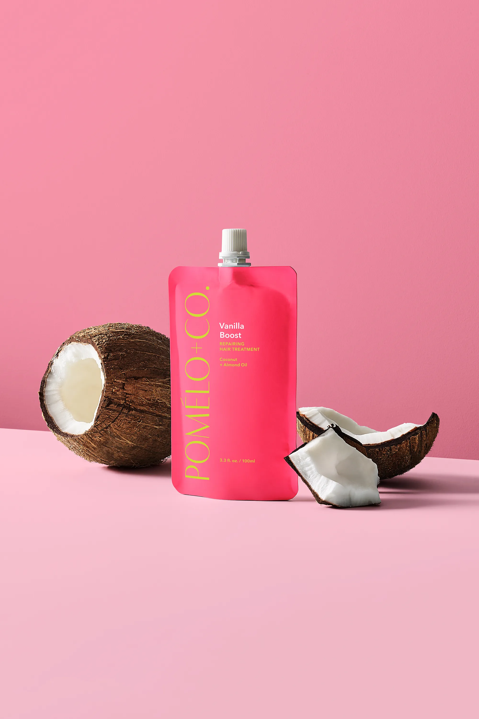 Pomélo+Co Masque nourrissant pour cheveux secs Vanilla Boost-100 ml