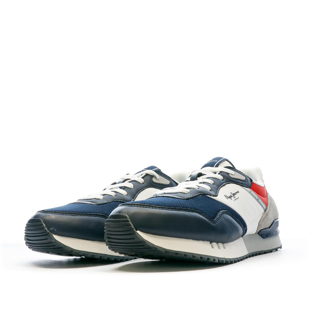 Pepe jeans Baskets Marine/Blanc Homme Pepe jeans London One Road