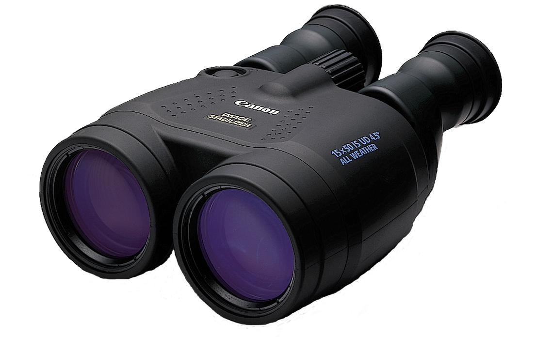 Fernglas 15x50 IS AW<br>Hochwertiges Allwetter-Fernglas mit 15-facher Vergrösserung und Canon Präzisionsoptik mit optischem Bildstabilisator für gestochen scharfe und ruhige Bilder bei härtesten Umweltbedingungen oder beim Einsatz auf dem Meer