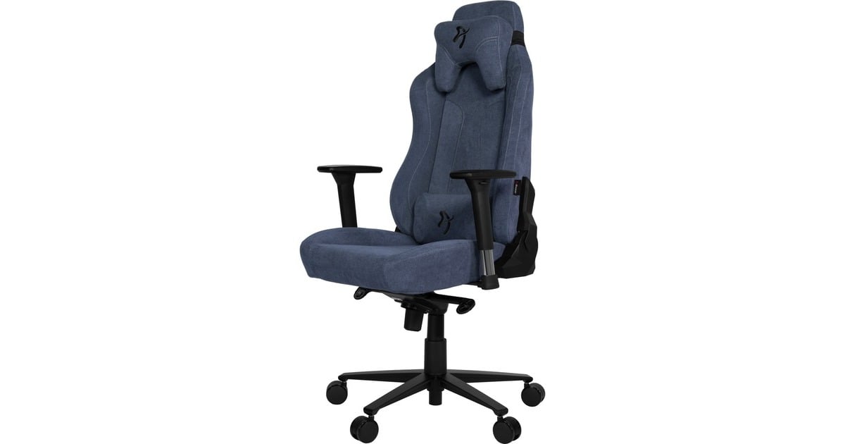 ArozziVernazza Soft Fabric - Blue gamestoel  (Blauwgrijs)
