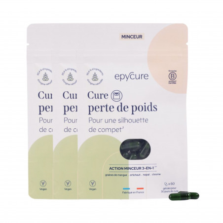 Epycure Laboratoire Cure perte de poids 3 mois