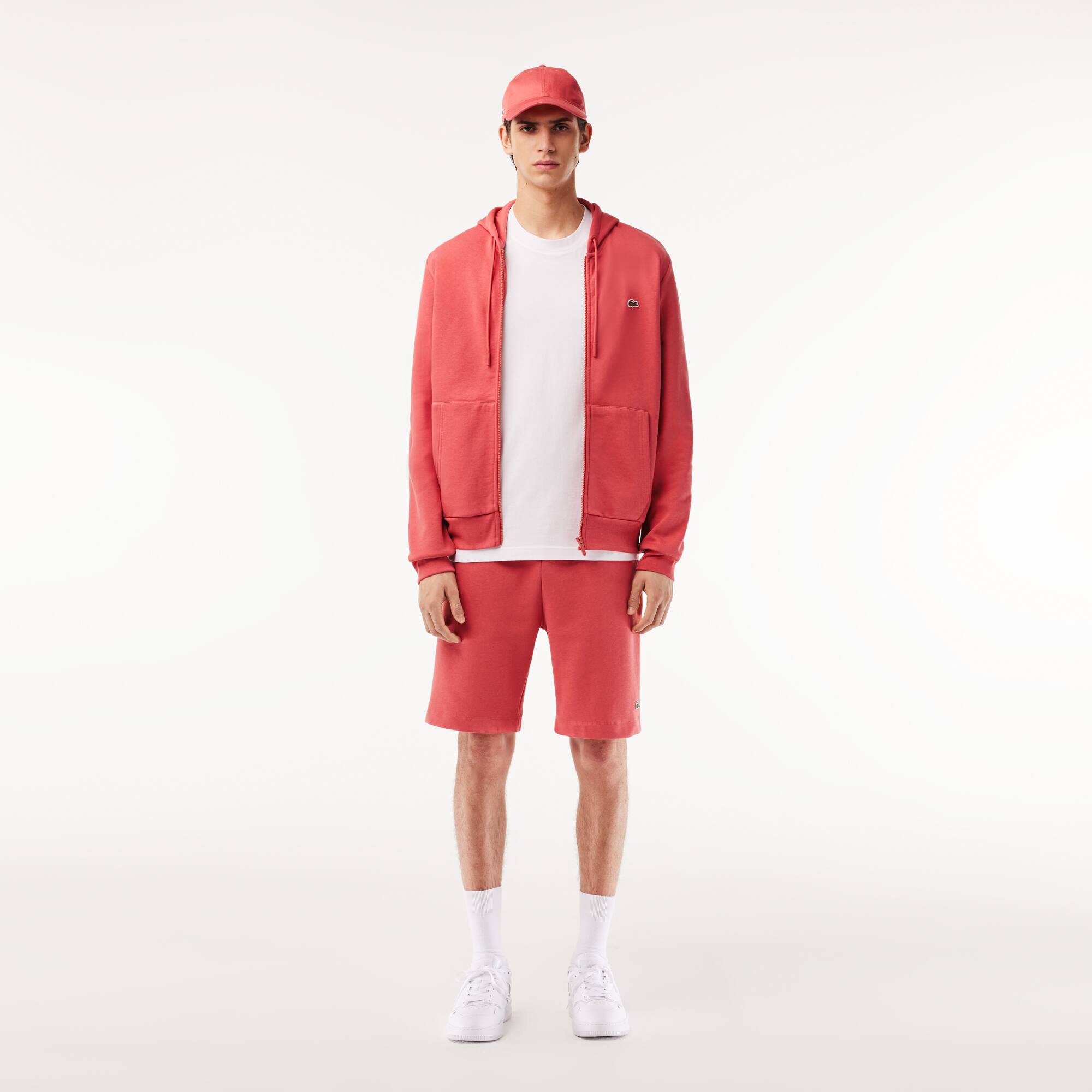 Short jogger en molleton Shorts - Rose - Lacoste - Homme