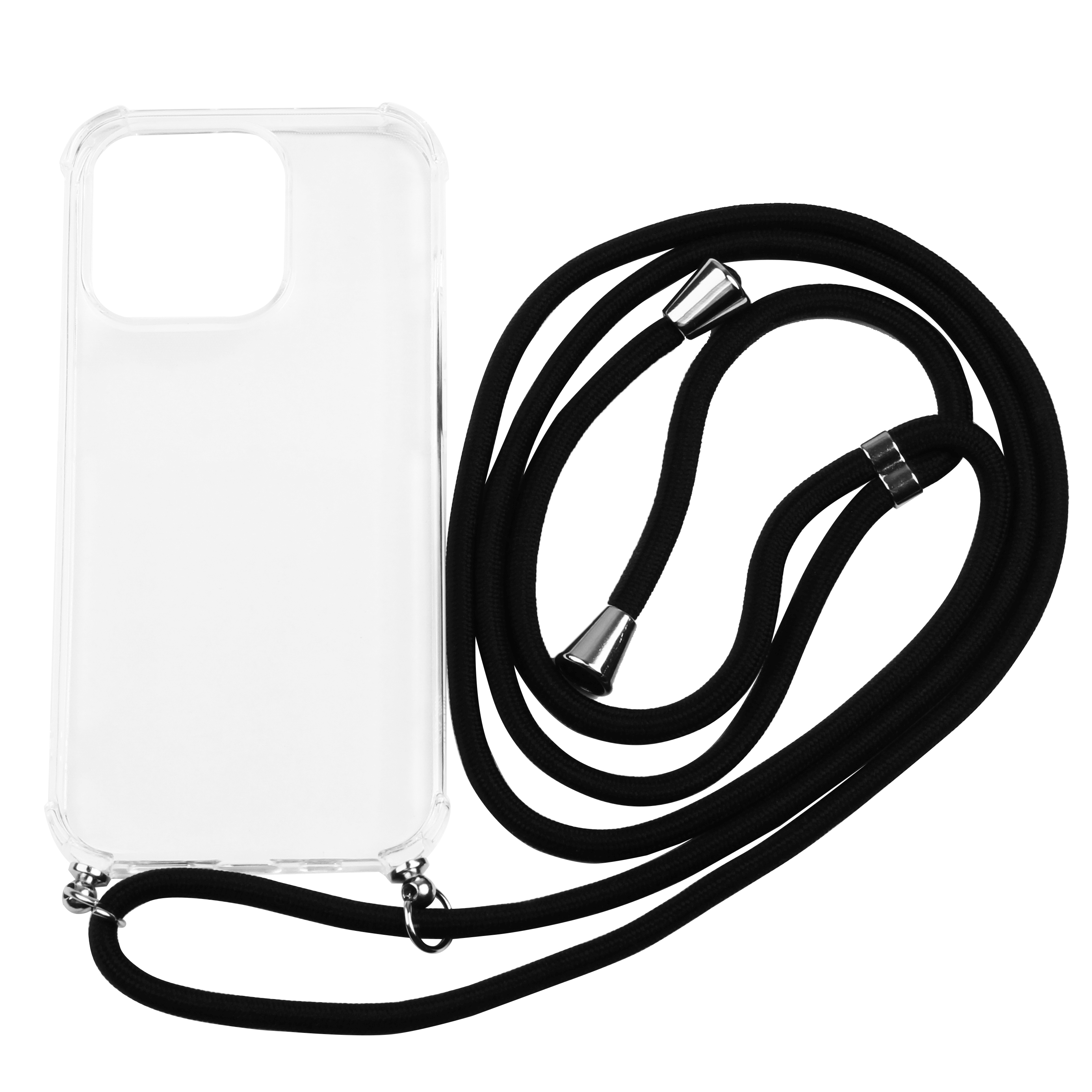 Handyhülle mit Band iPhone 15 Pro Max transparent