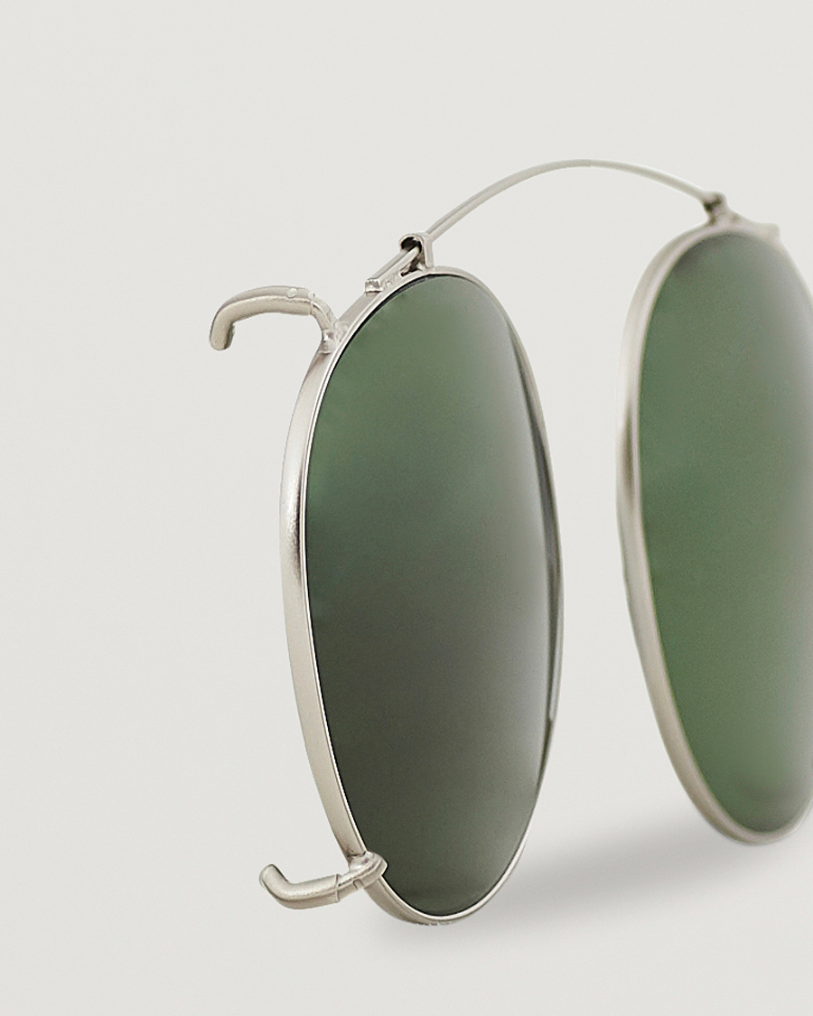TBD Eyewear Clip-ons Silver/Bottle Green