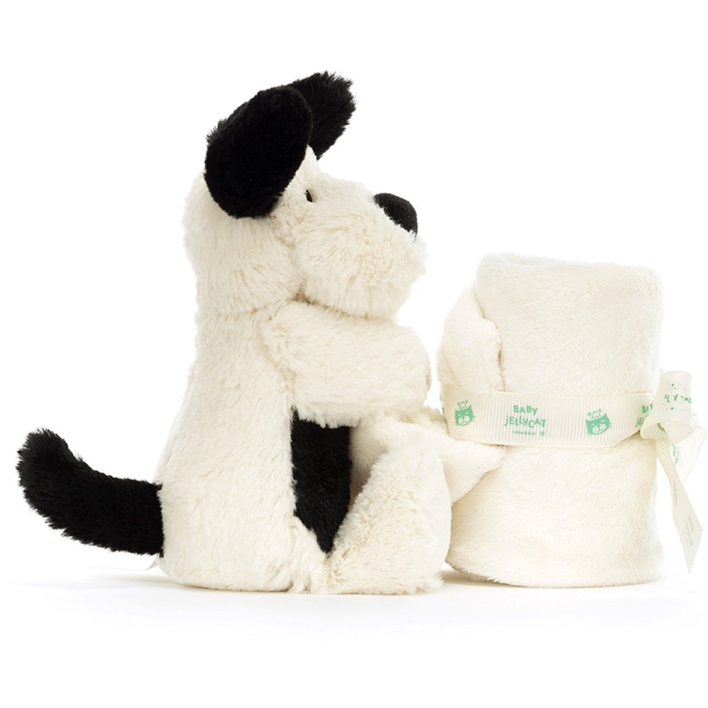 Køb Jellycat Bashful Black & Cream Hvalp Nusseklud