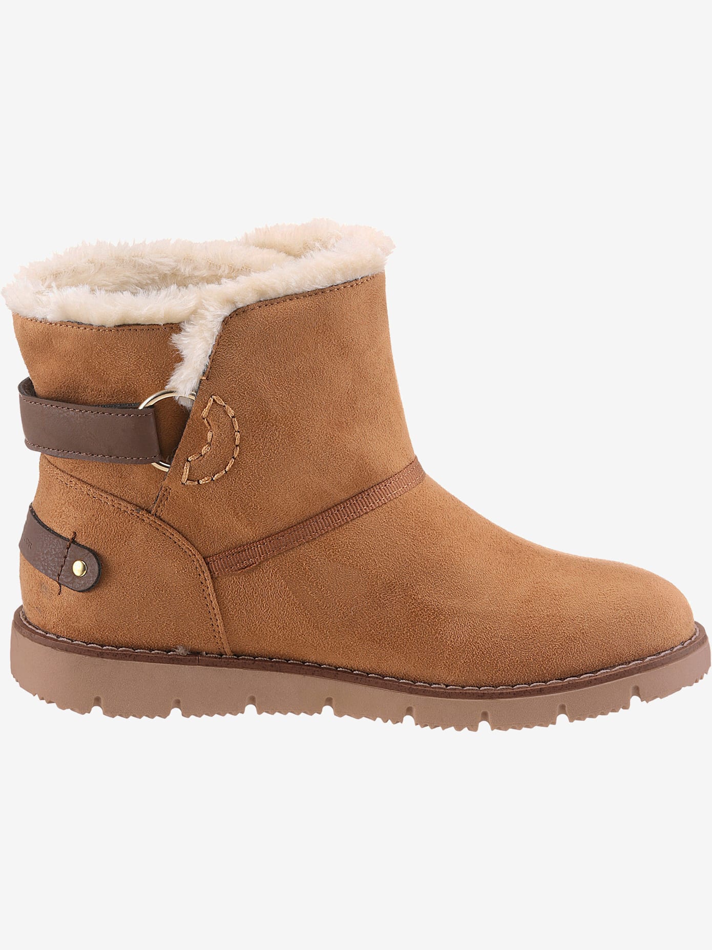 Bottines d'hiver avec empiècement contrasté