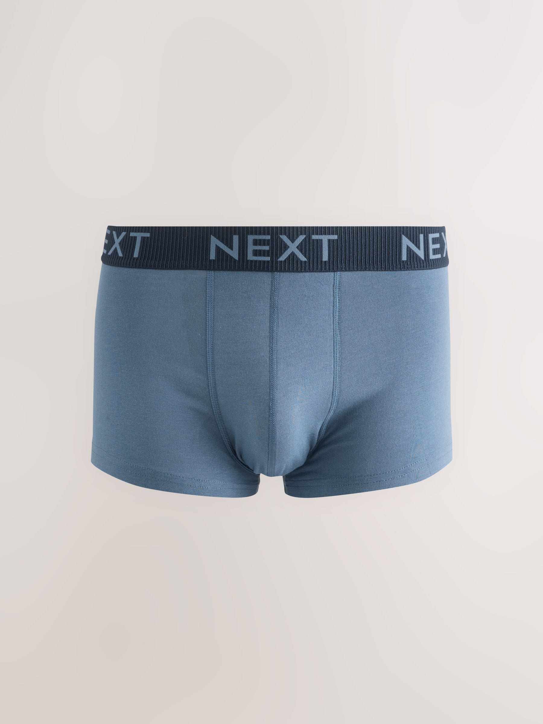 Roze/blauw/groen marineblauwe tailleband met textuur - Hipster boxers van katoenrijke mix