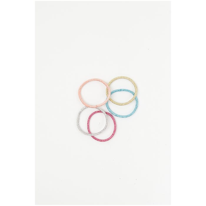 Veritas-Kids set 5 elastieken glitter