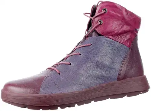 000450-5020 Think bordeaux combi - maat 41 veterboot bordeaux combi - maat 41 Calandschoen