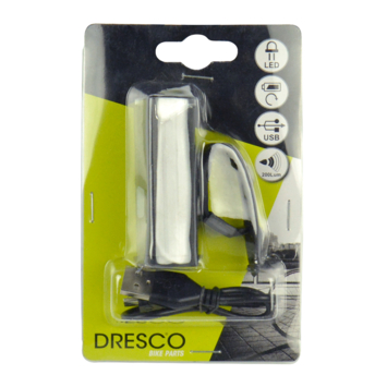 Dresco koplamp oplaadbaar LED USB