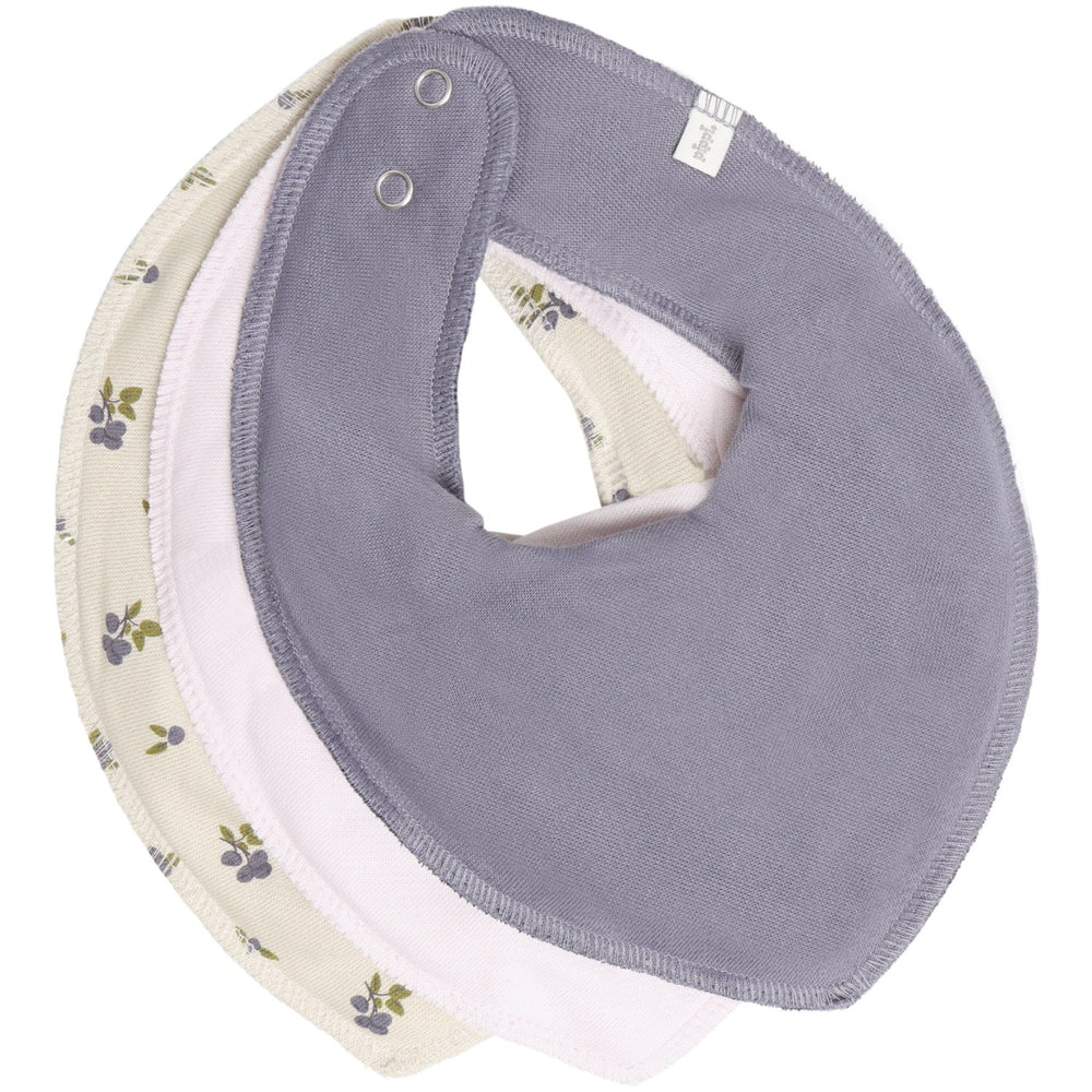 Køb Pippi Blue Granite Bandana Savlesmæk Girl -Aop (3-Pack)