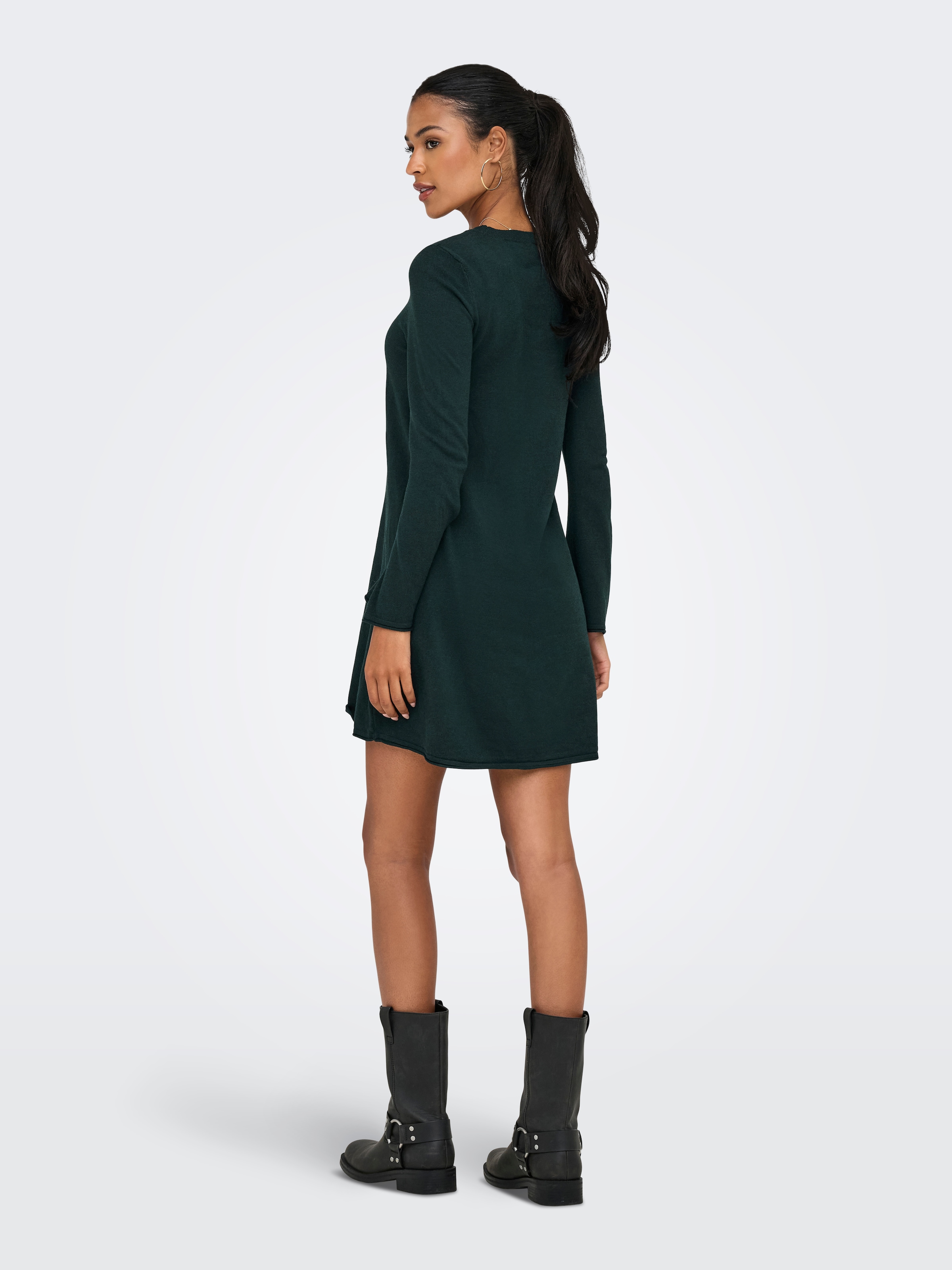 ONLY Midikleid »ONLAMALIO LIFE LS ONECK DRESS KNT« Sommerkleid