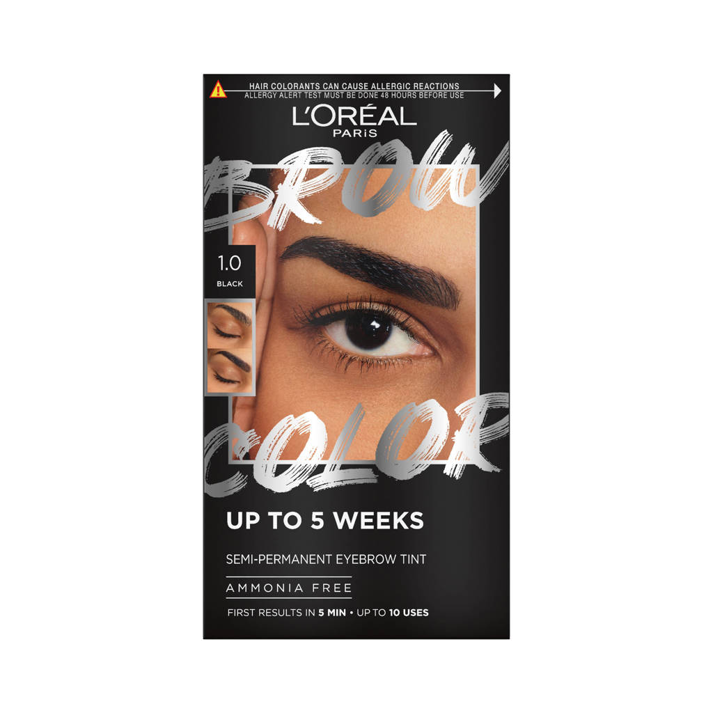 Brow Color wenkbrauwverf - 1.0 Black - 30 ml
