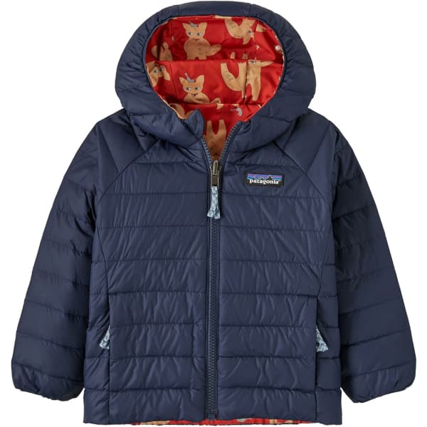 Doudoune ski PATAGONIA BABY REVERSIBLE DOWN SWEATER HOODY FOX CHASE: MADDER RED