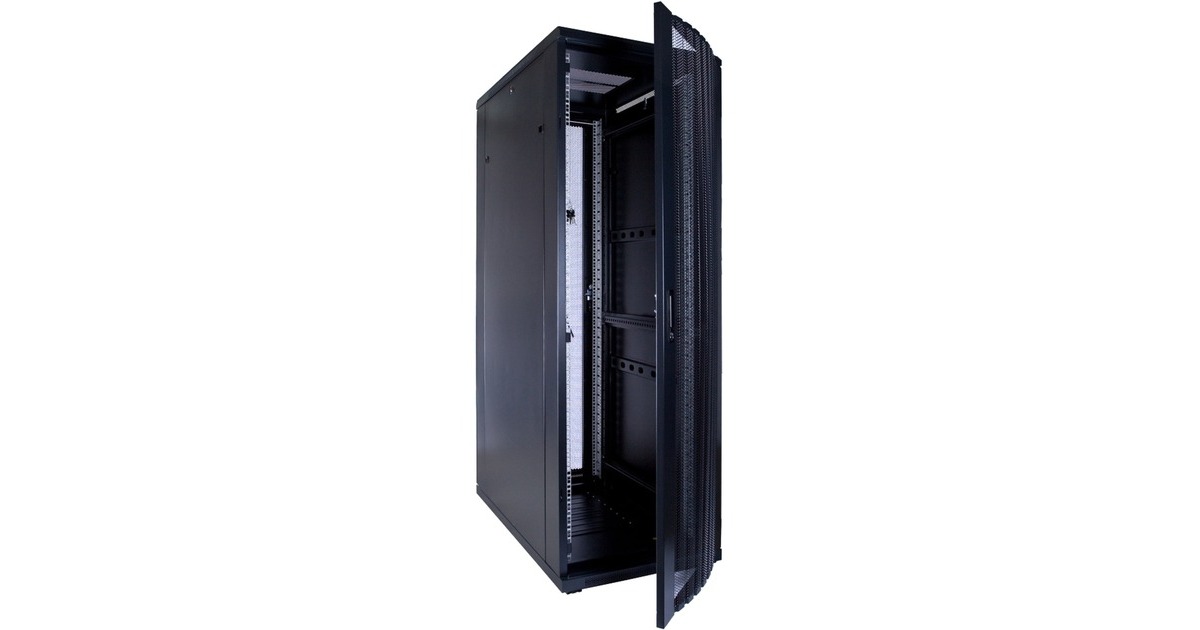 DSI37U serverkast met geperforeerde deur - DS6037PP server rack  (Zwart, 600 x 1000 x 1800mm)