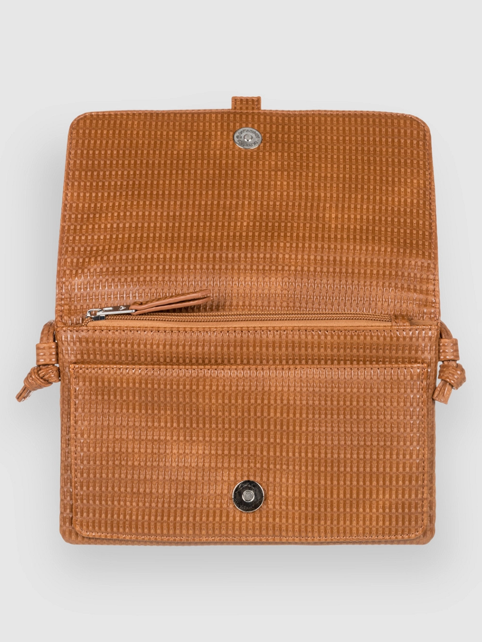 Roxy Singing Waves Crossbody Hand Bag camel