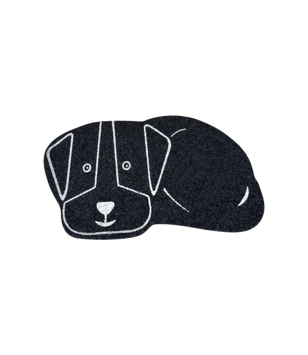 Paris Prix - Tapis De Repas Pour Chien feutrine 60cm Noir