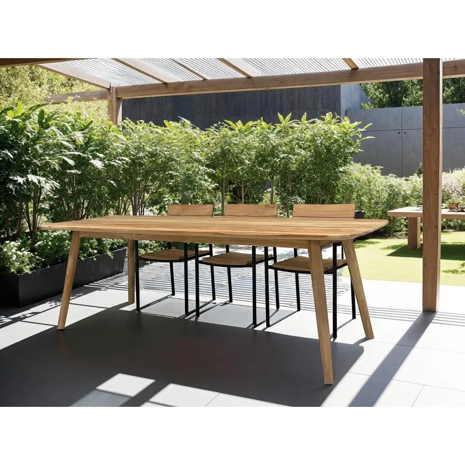 Livingfurn - Tuintafel - Lugano 240cm - Bruin