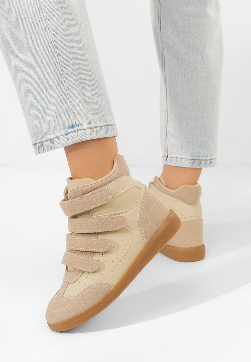 Baskets montantes kaki Fluvia