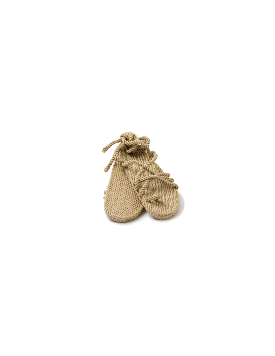 nomadic sandales femme isla beige en corde