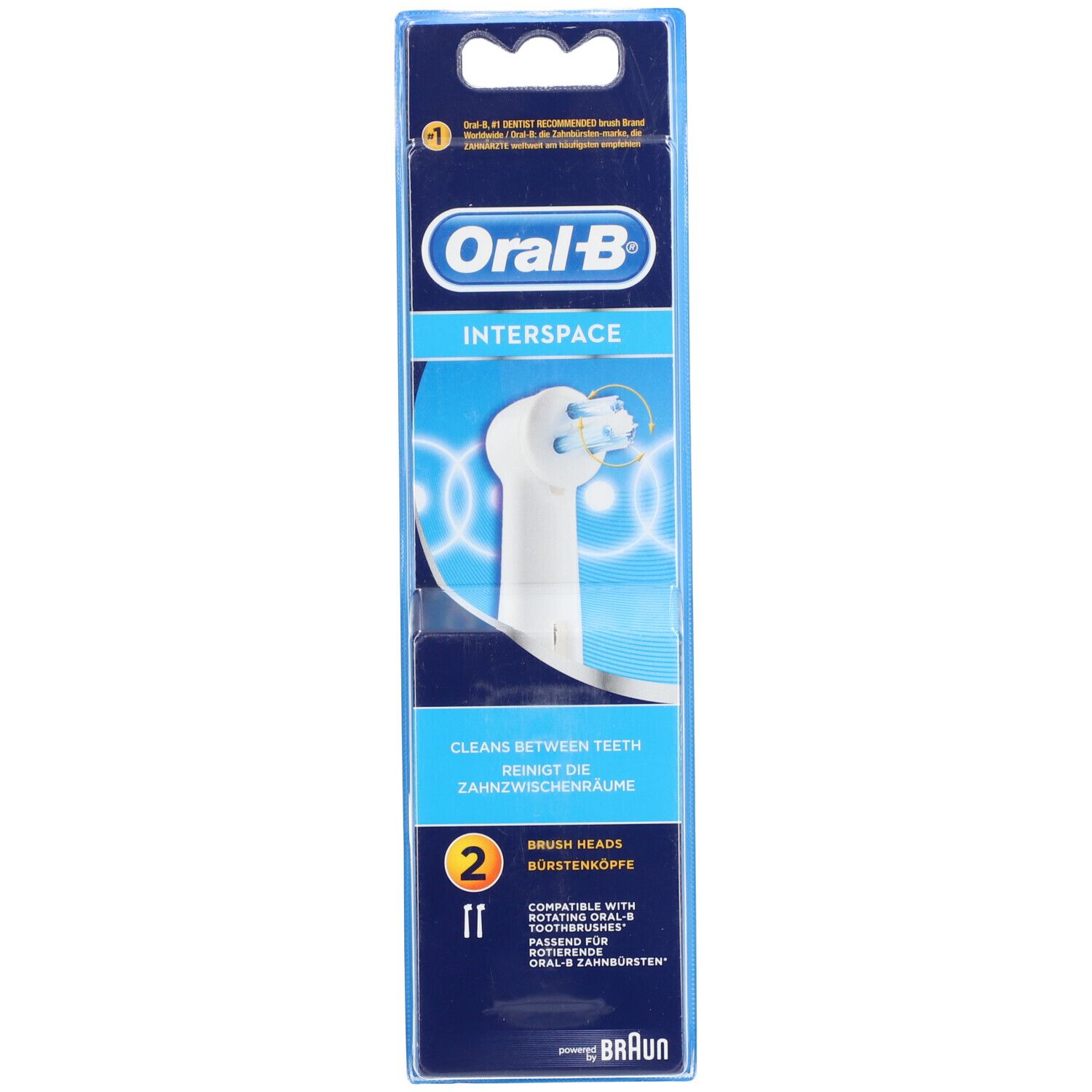 ORAL-B Elektrische Zahnbürstenköpfe für Brücken, Kronen und Implantate x2