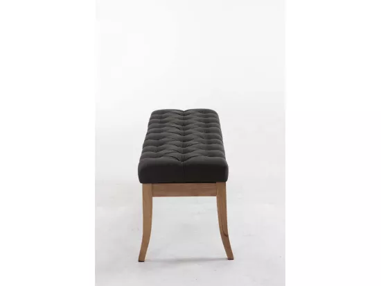 Banquette - Tissu & Bois - Gris foncé - Ramses