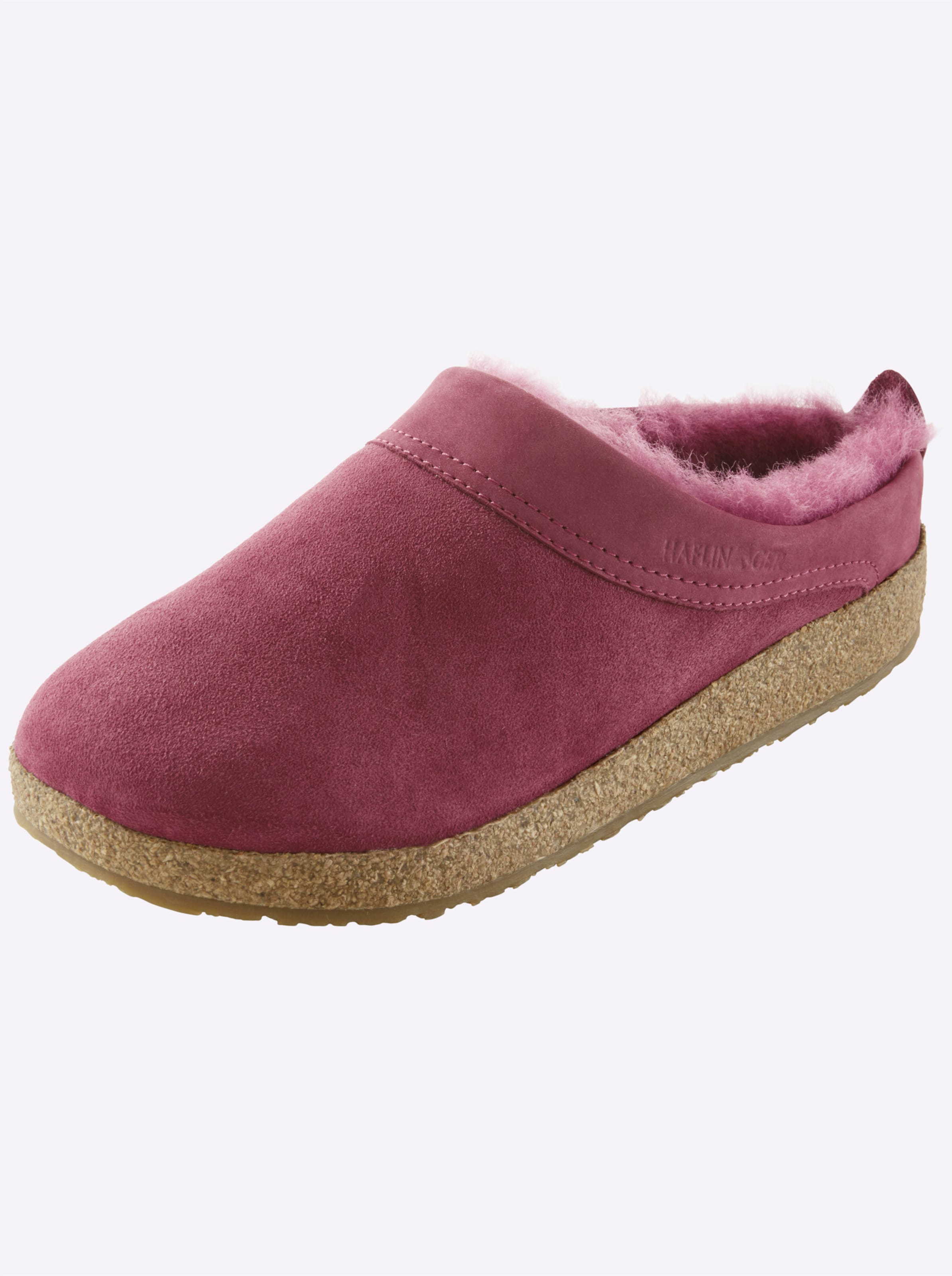 Haflinger Hausschuh in rot