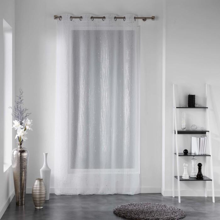 PANNEAU A OEILLETS 140X240CM FILIANE BLANC